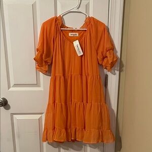 Impressions Orange Dress